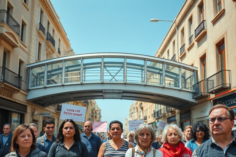 Malta Msida Residents Challenge Pedestrian Bridge Plans