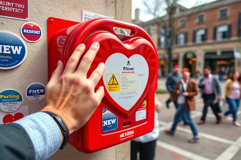 Malta Candidate Spends Campaign Funds on Public Defibrillators