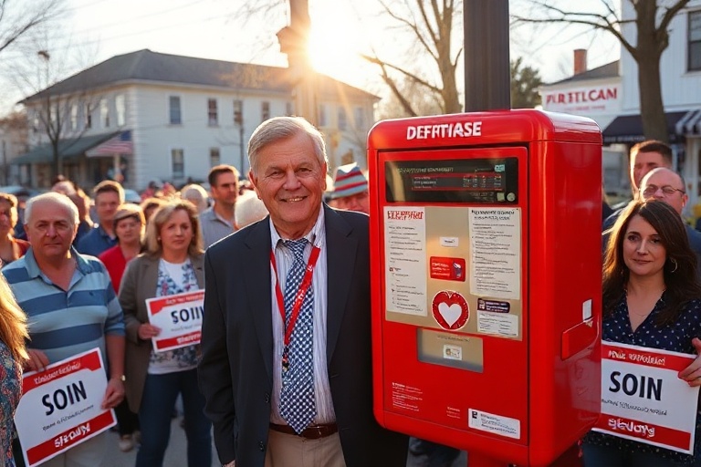 Malta Malta Candidate Spends Campaign Funds on Life-Saving Defibrillator