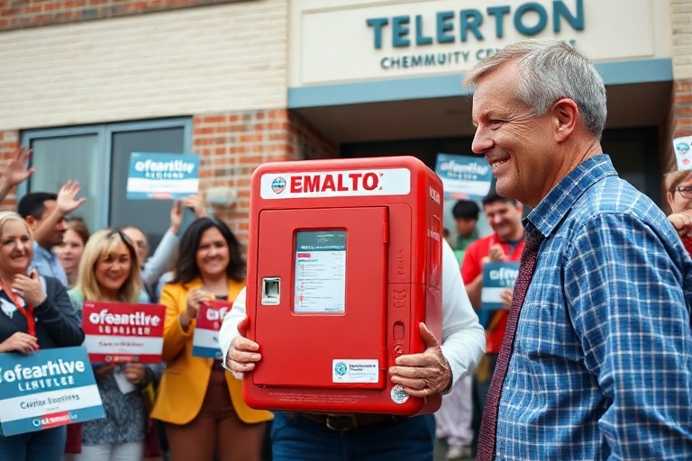 Malta Candidate Spends Campaign Funds on Public Defibrillator