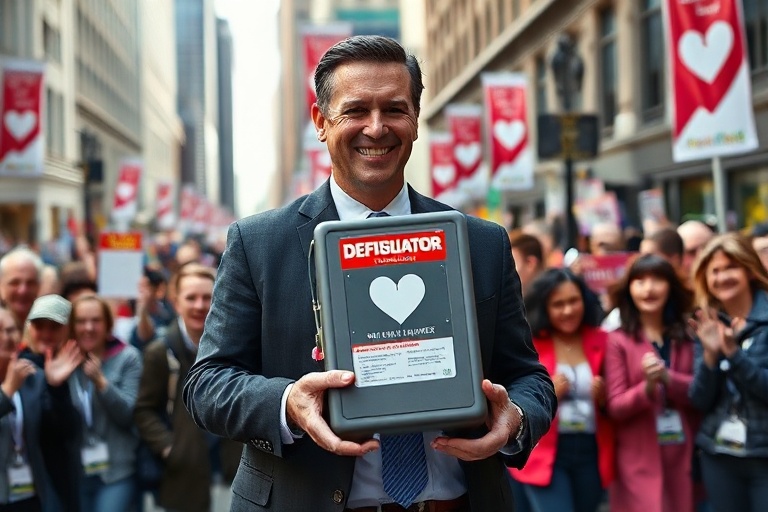 Malta Malta Candidate Spends Campaign Funds on Public Defibrillators