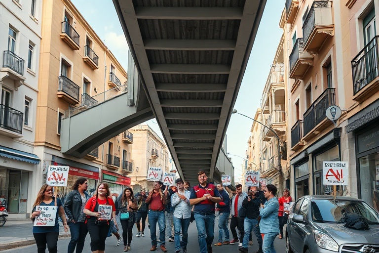 Malta Msida Residents Challenge Pedestrian Bridge Plans