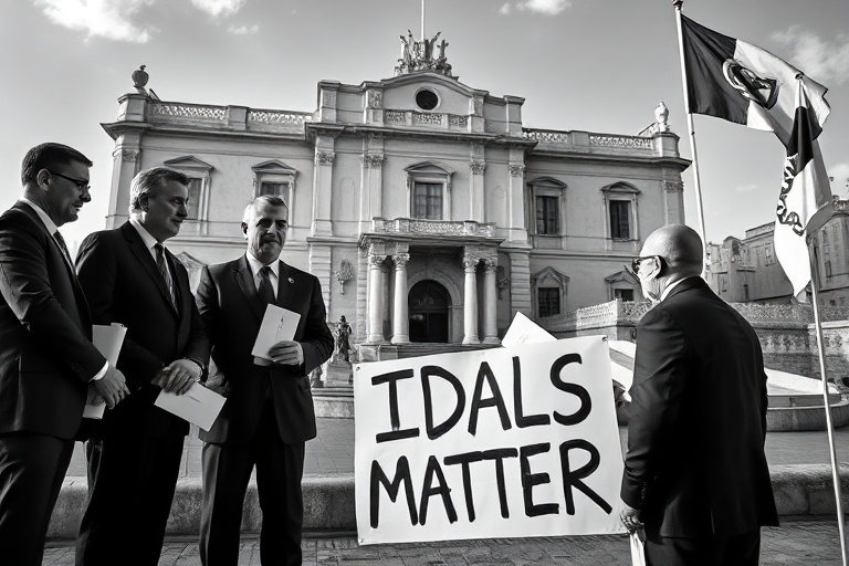 Malta Malta’s Shifting Sands: Ideals vs Favours
