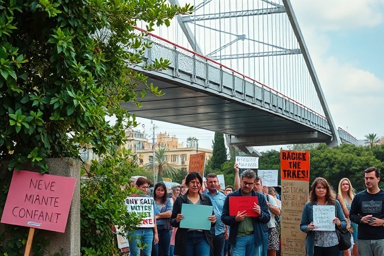 Malta Msida Bridge Divides Residents, Faces Legal Challenge
