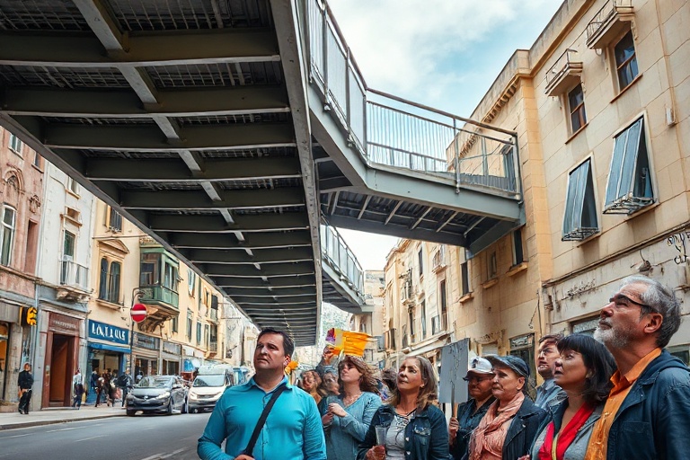 Malta Msida Pedestrian Bridge: Residents’ Legal Challenge Divides Neighbourhood