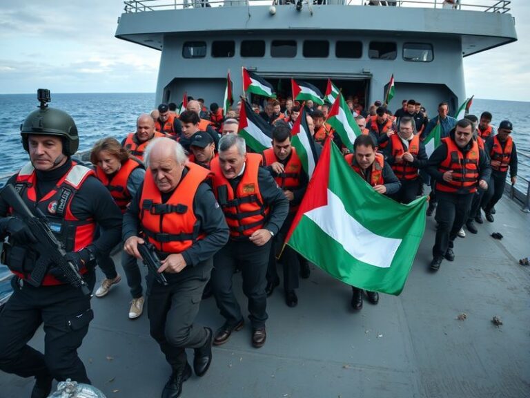 Malta Israel Arrests 175 Activists Far from Gaza Flotilla Route