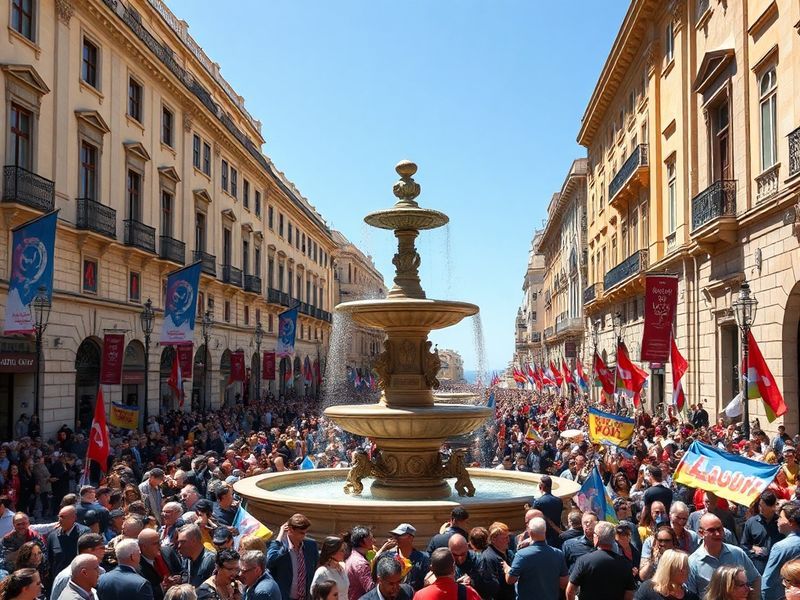 Malta Red vs White: Valletta’s High-Stakes May Day Rally