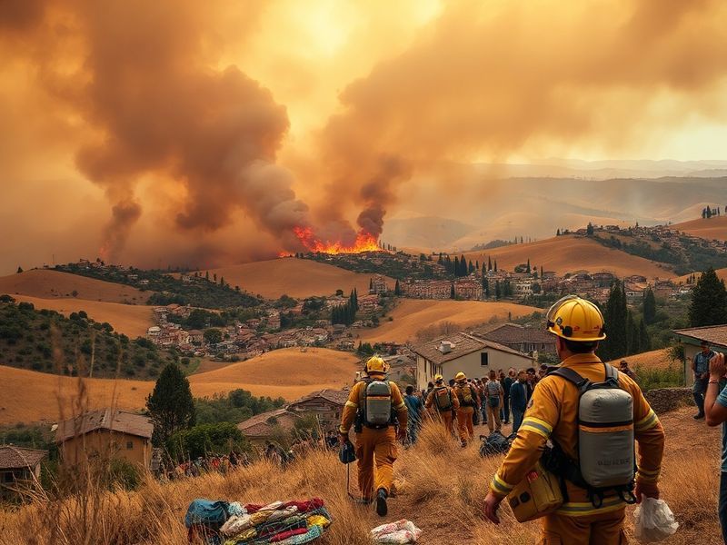 Malta Smoke from Tuscany Wildfire Reaches Malta’s Skies