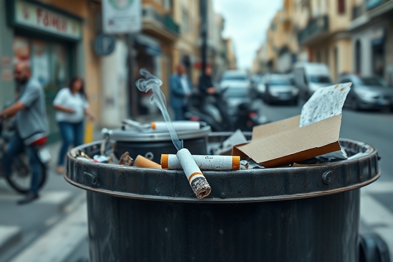 Malta Cigarette Butt Sparks Swieqi Bin Fire: A Wake-Up Call