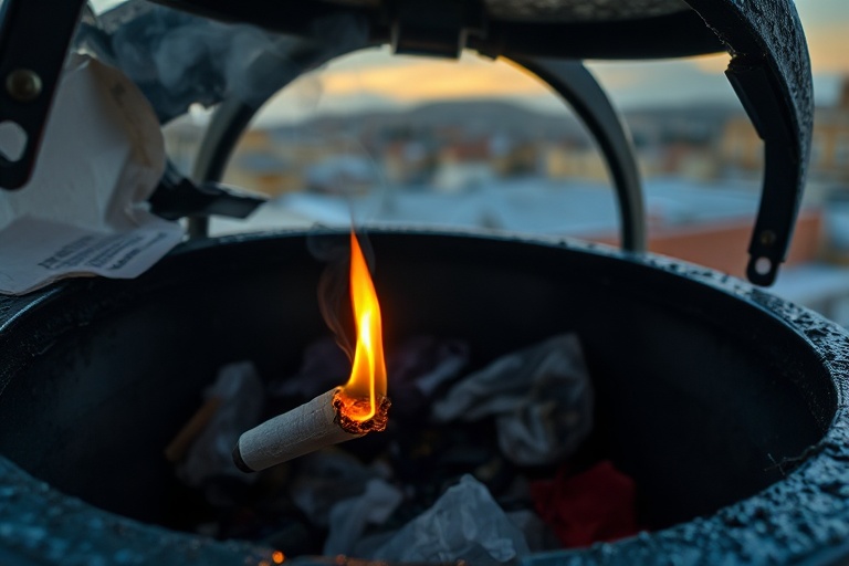 Malta Watch: How a wrongly disposed cigarette butt destroyed Swieqi bins
