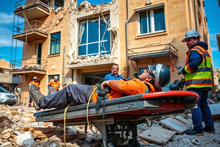 Malta Worker Plunges Three Storeys in Santa Venera