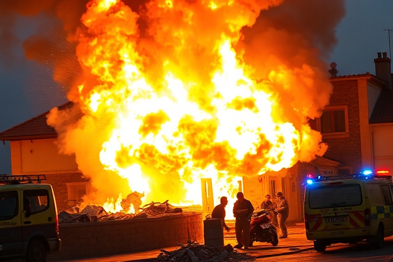 Malta Birkirkara Blast: House Gutted in Explosion