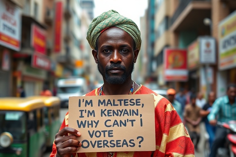 Malta Maltese Expat Fights for Voting Rights from Nairobi