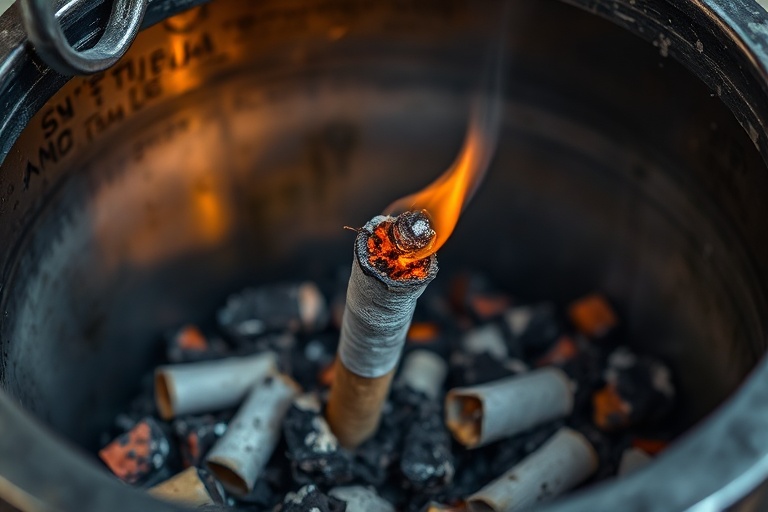 Malta Cigarette Butt Sparks Major Bin Fire in Swieqi