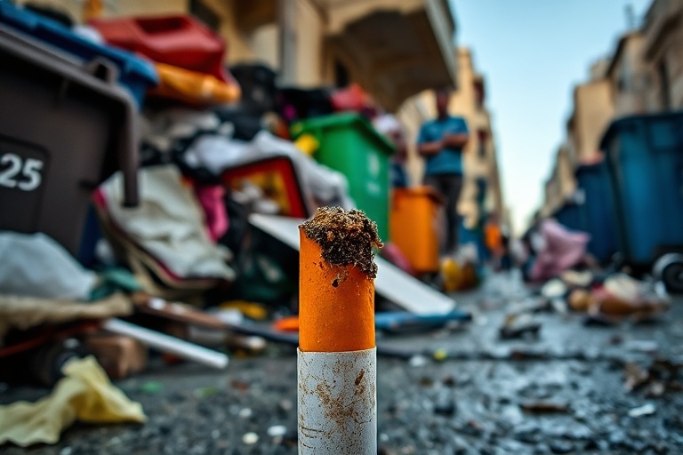 Malta Cigarette Butt Causes €10k Bin Fire in Swieqi