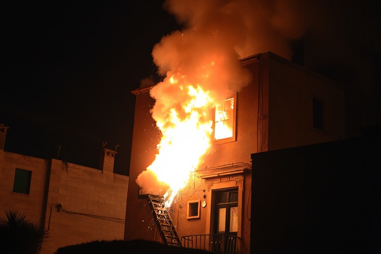 Malta Birkirkara House Explosion: Firefighters Battle Blaze, No Injuries Reported