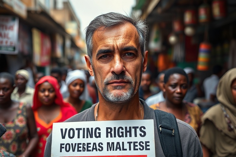 Malta Maltese Man in Nairobi Fights for Voting Rights
