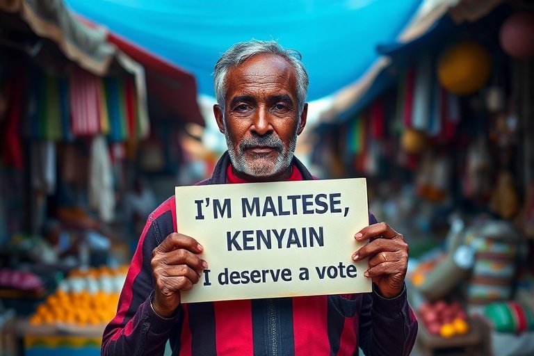 Malta Maltese Expat Fights for Overseas Voting Rights from Nairobi