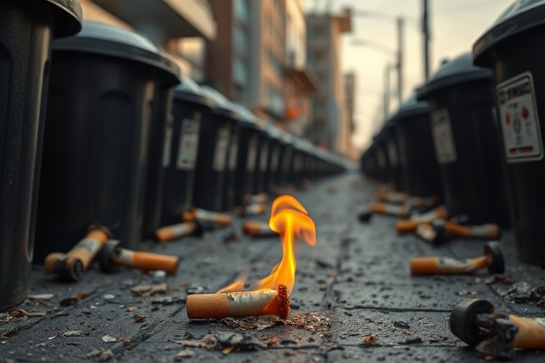 Malta Swieqi Bin Fire: The Power of a Discarded Cigarette