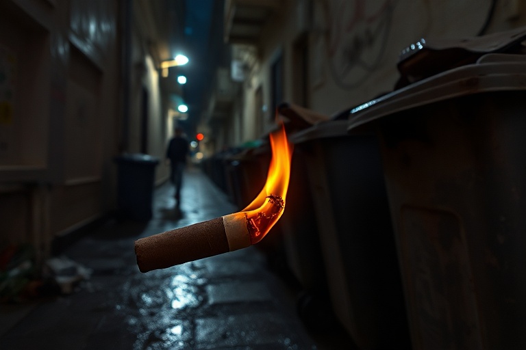 Malta Cigarette Butt Sparks Major Bin Fire in Swieqi