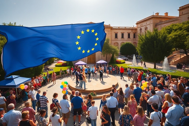 Malta Europe Day Celebrated in Style at Villa Rundle Gardens
