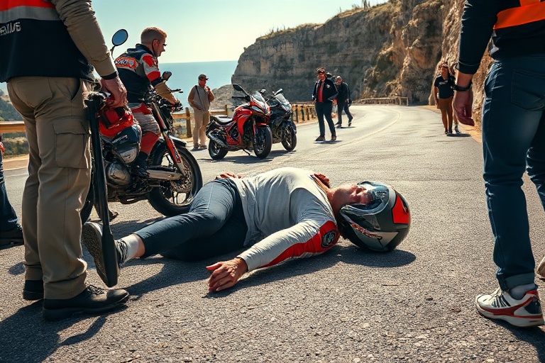 Malta Gozitan Motorcyclist Injured in Road Accident