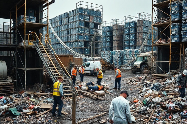 Malta Scaffold Collapse Injures Workers at Birkirkara Recycling Facility