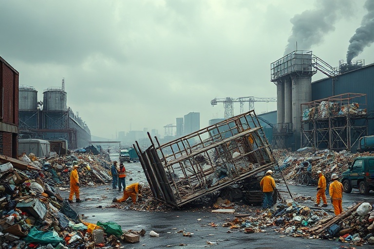 Malta Scaffolding Collapse Injures Workers at Birkirkara Recycling Plant