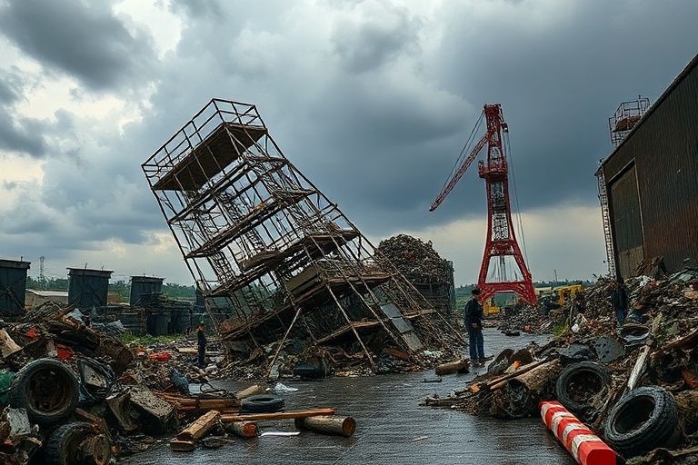 Malta Scaffolding Collapse Injures Workers at Birkirkara Recycling Facility