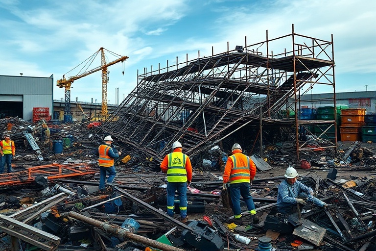 Malta Scaffolding Collapse Injures Workers at Birkirkara Recycling Facility