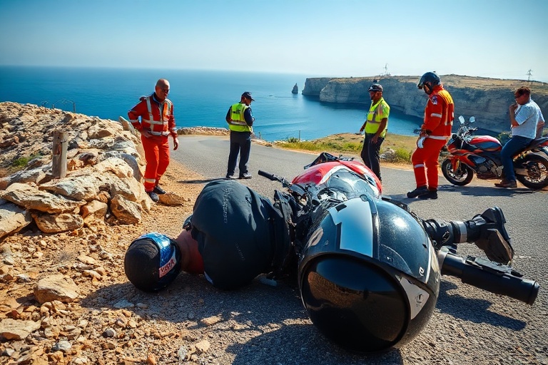 Malta Gozo Motorcycle Accident: Man Injured in Xewkija