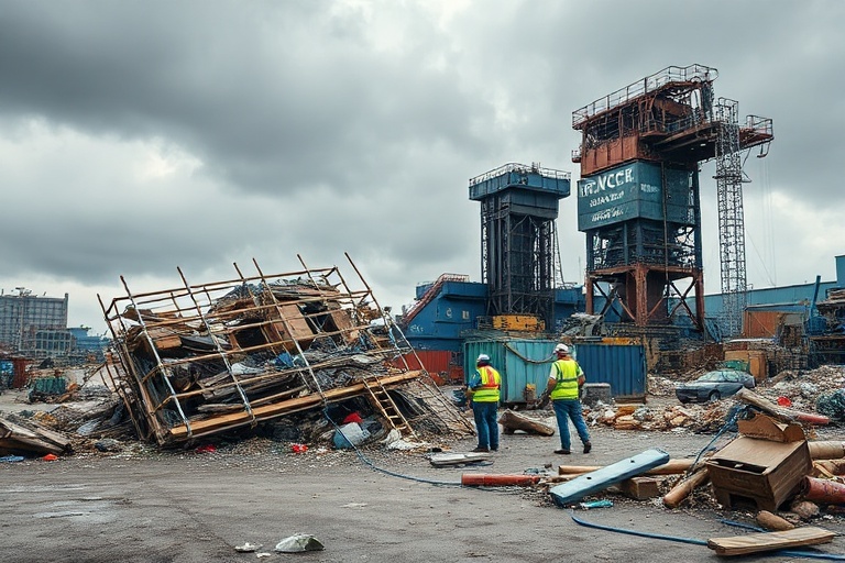 Malta Scaffolding Collapse Injures Workers at Birkirkara Recycling Facility
