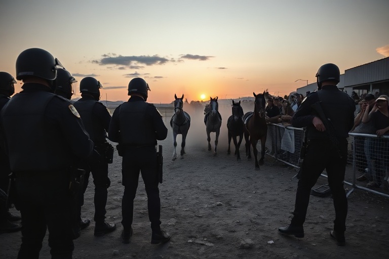 Malta Illegal Horse Race with Guns Raided in Sicily