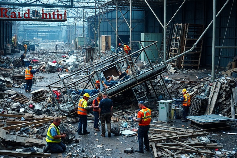 Malta Scaffolding Collapse Injures Workers at Birkirkara Recycling Facility