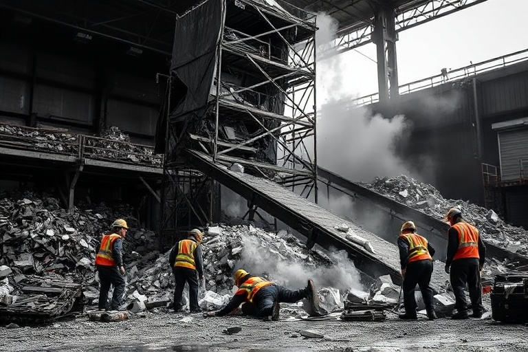 Malta Scaffolding Collapse Injures Workers at Birkirkara Recycling Plant