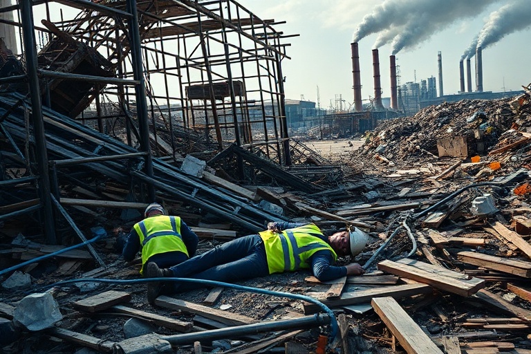Malta Malta Recycling Plant Scaffolding Collapse Injures Workers