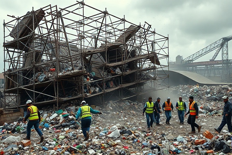 Malta Scaffolding Collapse Injures Workers at Birkirkara Recycling Facility