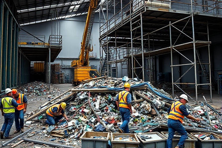 Malta Scaffolding Collapse Injures Workers at Birkirkara Recycling Plant