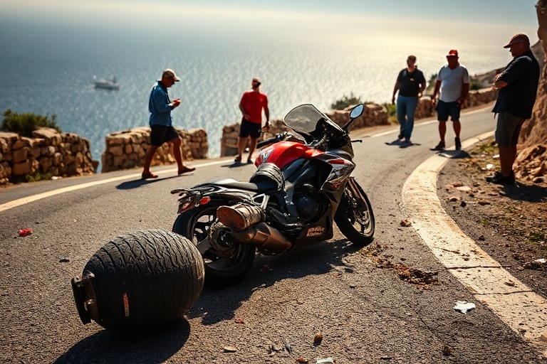 Malta Gozo Motorcycle Accident: Motorcyclist Seriously Injured