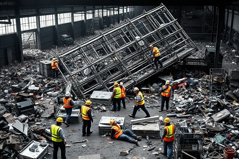 Malta Scaffolding Collapse Injures Workers at Birkirkara Recycling Facility