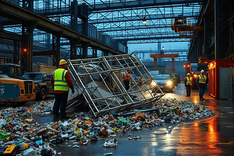 Malta Scaffolding Collapse Injures Workers at Birkirkara Recycling Facility