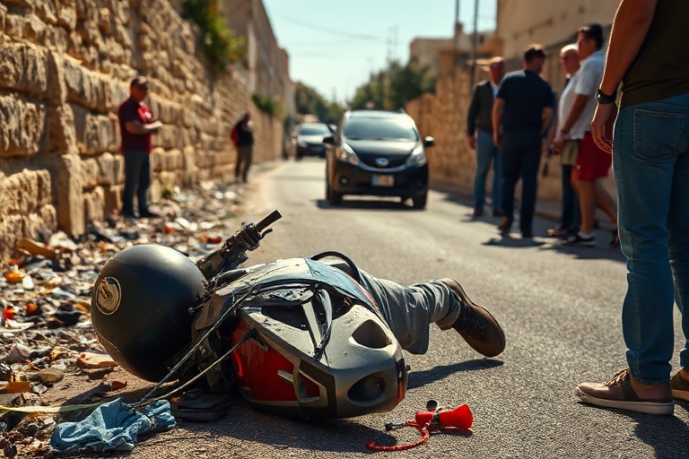 Malta Gozo Collision: Motorcyclist Injured on Triq l-Imqabba