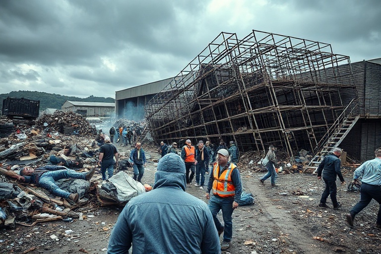 Malta Scaffolding Collapse Injures Workers at Birkirkara Recycling Plant