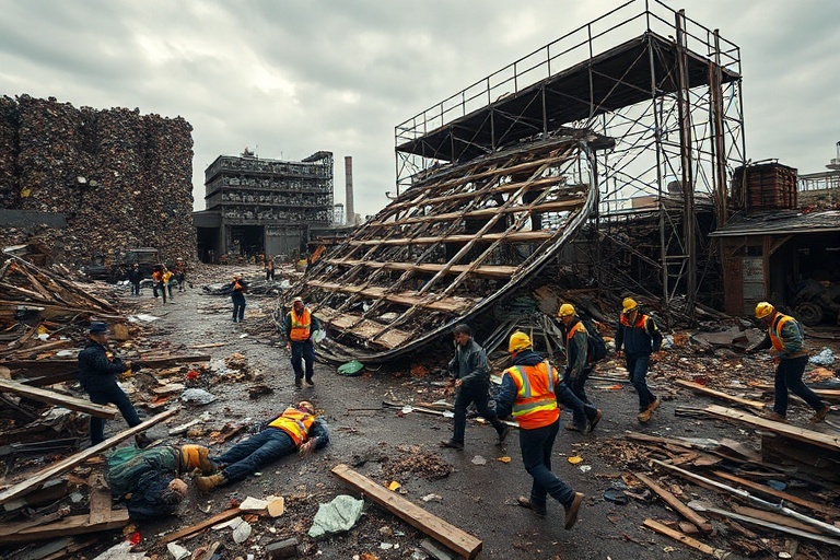 Malta Scaffolding Collapse Injures Workers at Birkirkara Recycling Facility