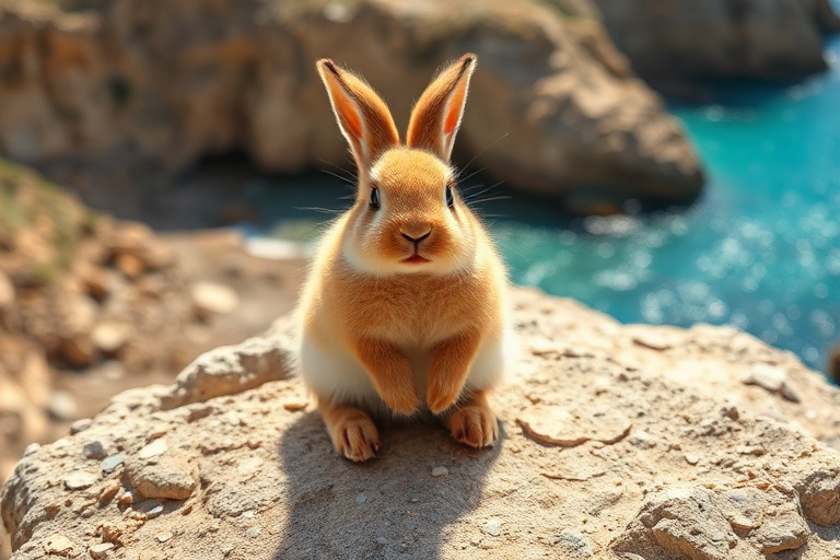 Malta Rabbit found in Gozo with four snapped legs