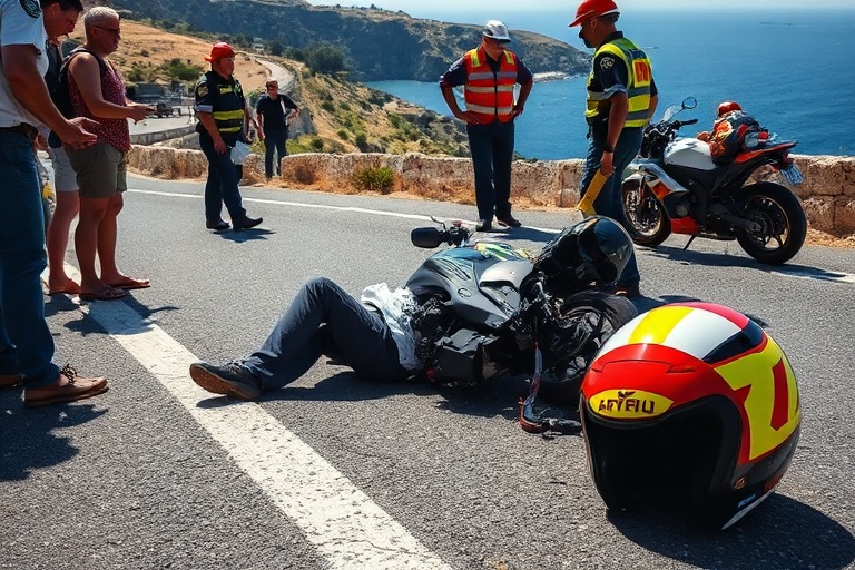 Malta Gozo Motorcycle Crash: Local Rider Hospitalized