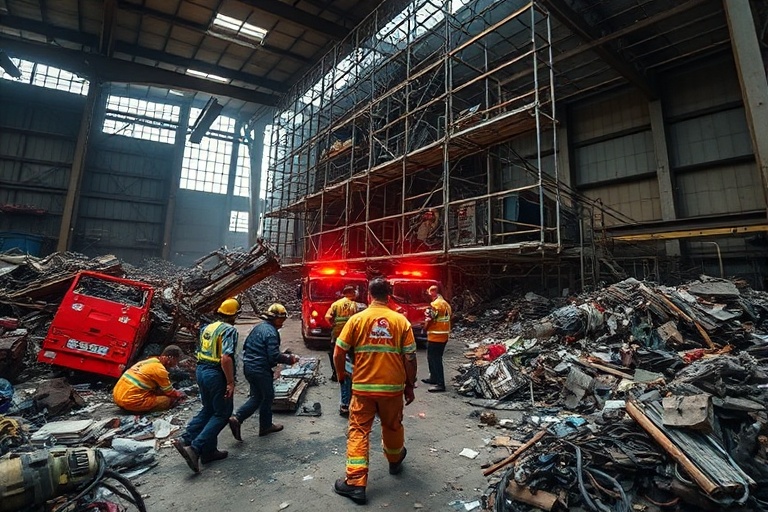 Malta Scaffolding Collapse Injures Workers at Birkirkara Recycling Facility