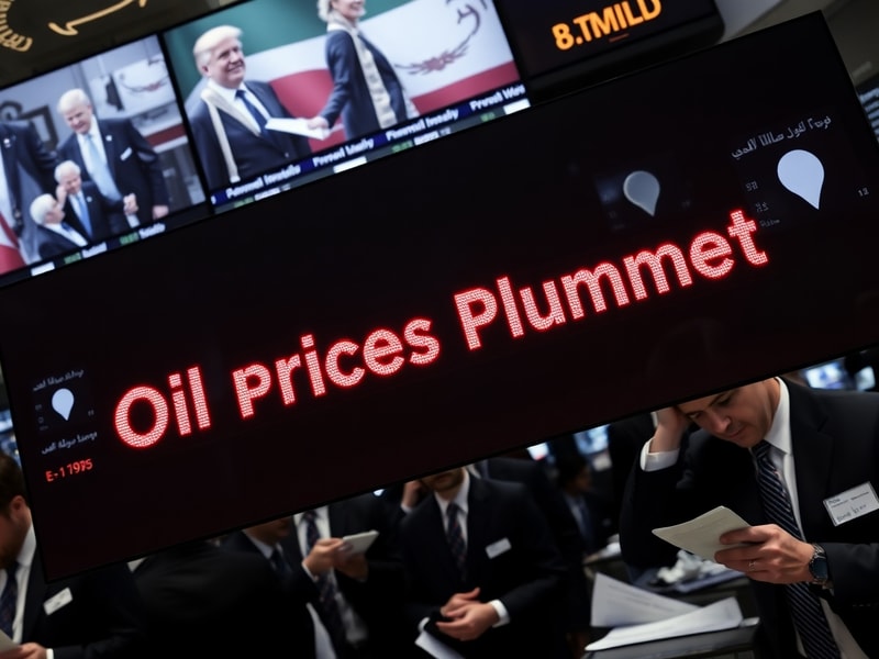 Malta Oil prices tumble after Trump, Iran sign deal to end war