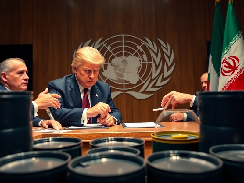 Malta Oil prices tumble after Trump, Iran sign deal to end war