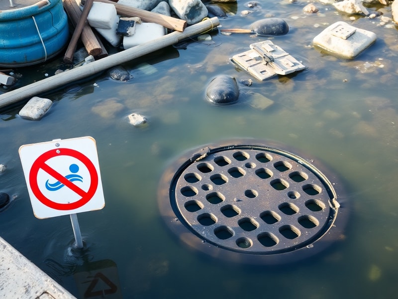 Malta Balluta Bay closed to swimmers after construction waste blocks sewer